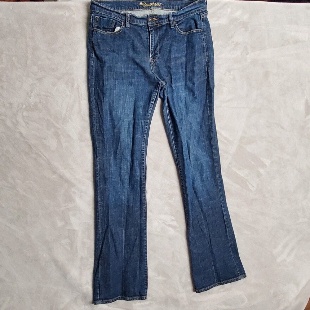 OLD NAVY JEANS‎ THE SWEETHEART WOMEN sIZE 10 LONG BLUE